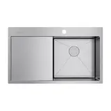 Кухонная мойка Omoikiri Akisame 86-IN-R (4993763) нержавеющая сталь