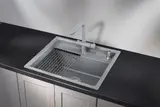 Кухонная мойка Granula KS-6003 (600*510) Алюминиум