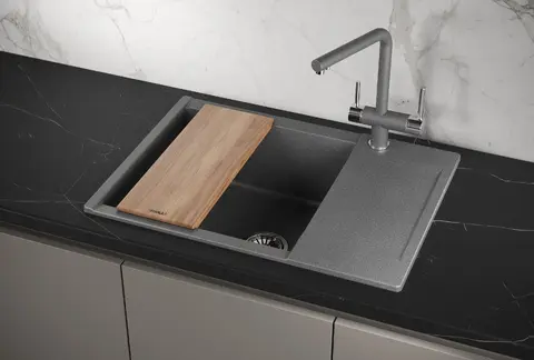Кухонная мойка Granula ES-7003 (700*500) Графит