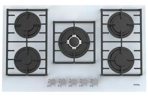 Газовая варочная панель Korting HGG 9835 CTW