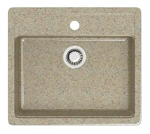 Кухонная мойка Marrbaxx Джекки Z9 (570*505) Глянец Q5 Песочный РАСПРОДАЖА