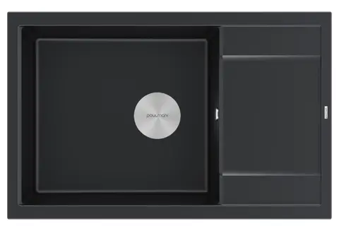 Кухонная мойка Paulmark Flugen 60 (780*500) Черный (418/BLM)